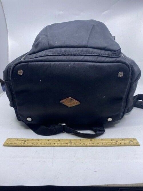 Mz Wallace Cece Moto Black Nylon Backpack