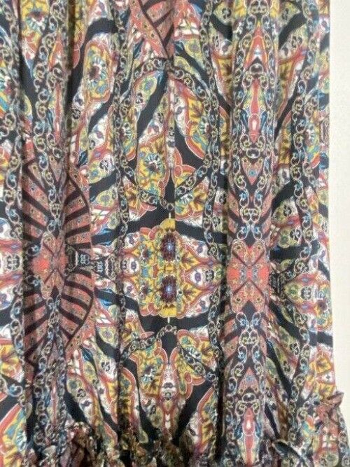 nicole miller multicolor new smocking msrp long formal dress