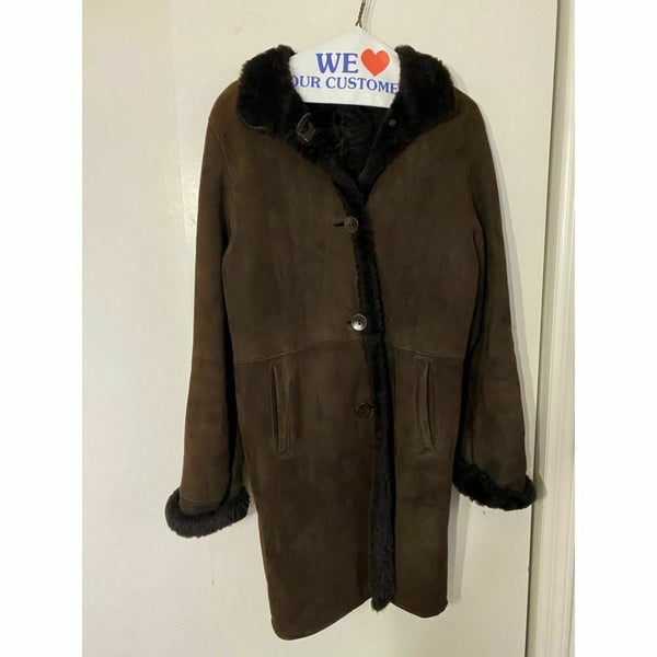 BLUE DUCK Shearling Jacket Small Made in USA Msrp 1,300