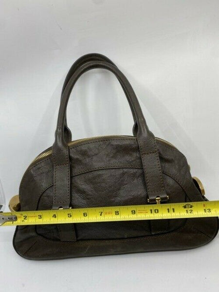 chloe handbag brown leather tote
