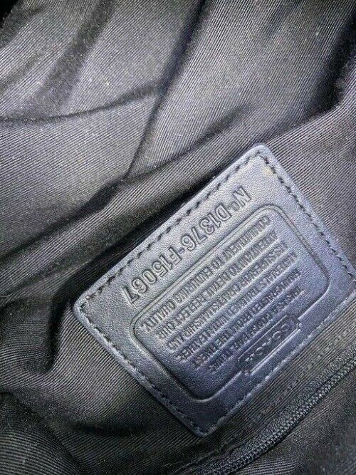 Coach Medium Tote Msrp Black Gray Jacquard Fabric Shoulder Bag