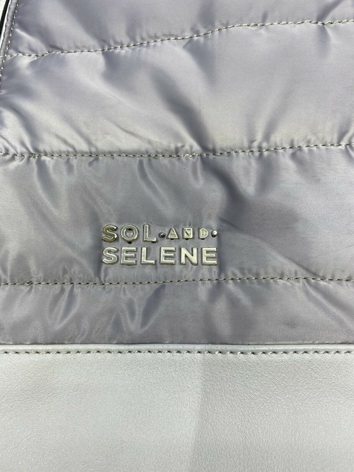 SOL & SELENE Large Quilted crossbody bag