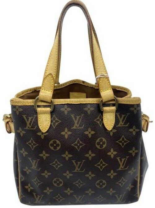 Louis Vuitton Batignolles Vertical Brown Monogram Canvas Shoulder Bag