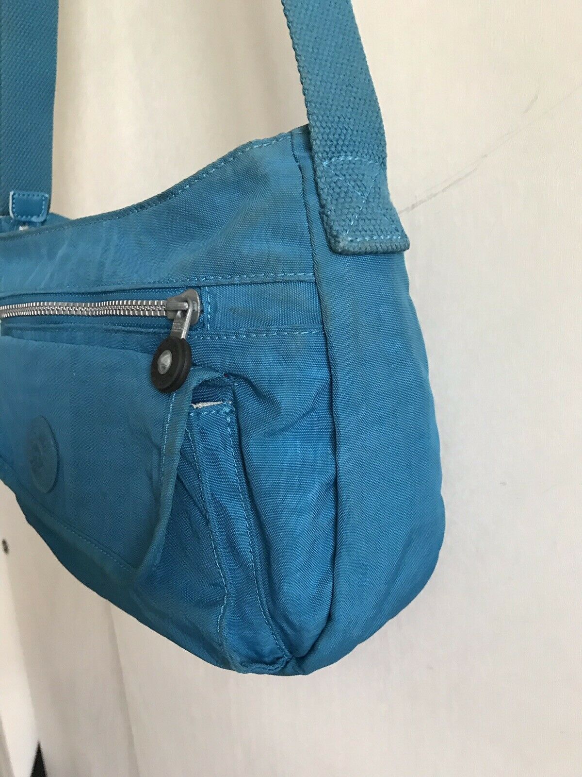 KIPLING Small Bright Blue Nylon Crossbody Bag