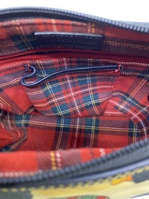 Dooney And Bourke Dog And Bone Multicolor Coated Canvas Tote