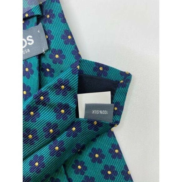 New! BONOBOS Teal Blue Premium Neck Tie Made in US