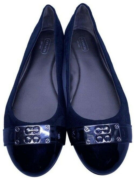 Coach Black Women S London Flats Size Us