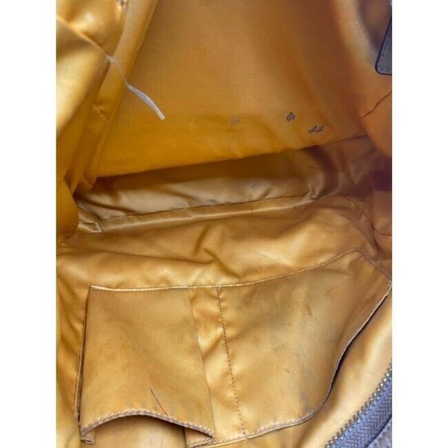 COACH XL Orange Leather Shopping Tote Bag