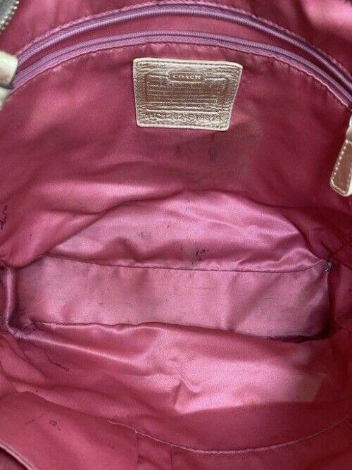 coach bag large multicolor fabric tote