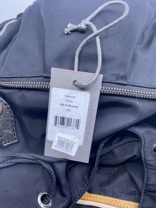 Mz Wallace Cece Moto Black Nylon Backpack