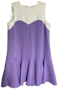 milly minis purplewhite new short casual dress