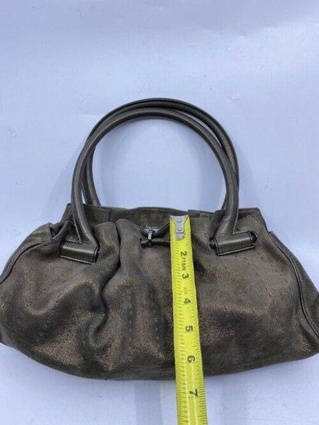 salvatore ferragamo handbag bronze shoulder bag