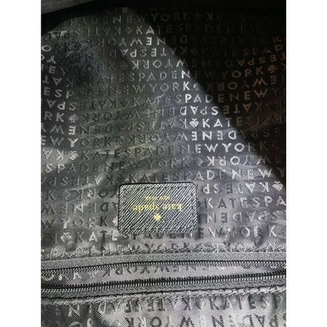 kate spade w w looney tunes tie scarf black nylon tote