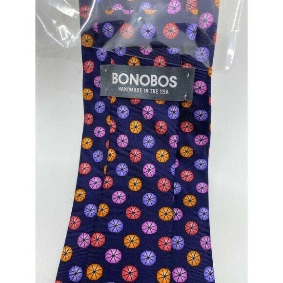 New! BONOBOS Multicolor Premium Neck Tie Handmade