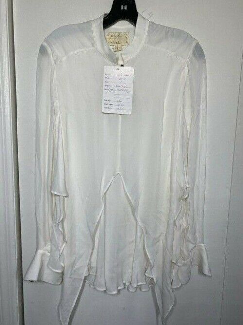 nicole miller white new ls msrp