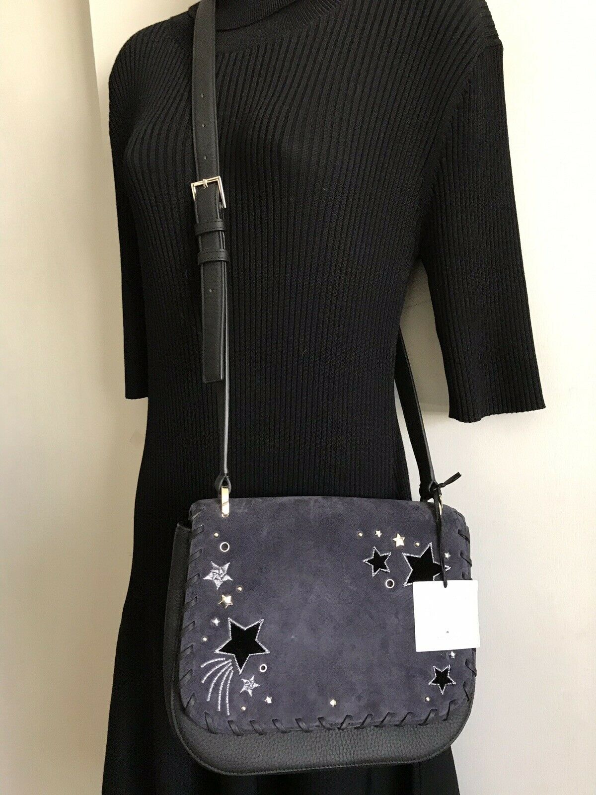 NWT! KATE SPADE Madison Collection Navy Leather Crossbody