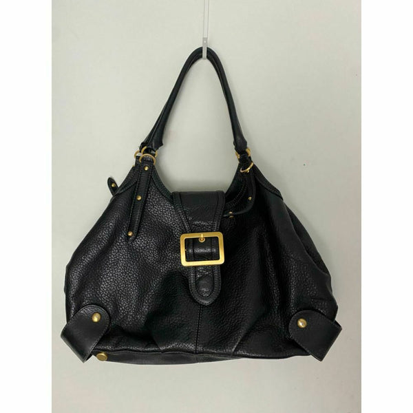 Maxx New York Black Leather Shoulder Bag