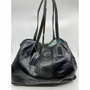 COACH Large Patent Leather Black Shoulder Bag