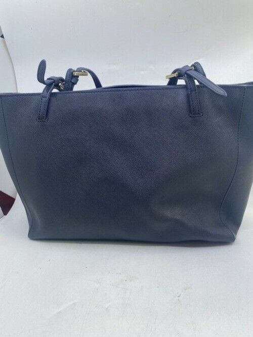 Tory Burch Padded Laptop Zip Black Leather Shoulder Bag