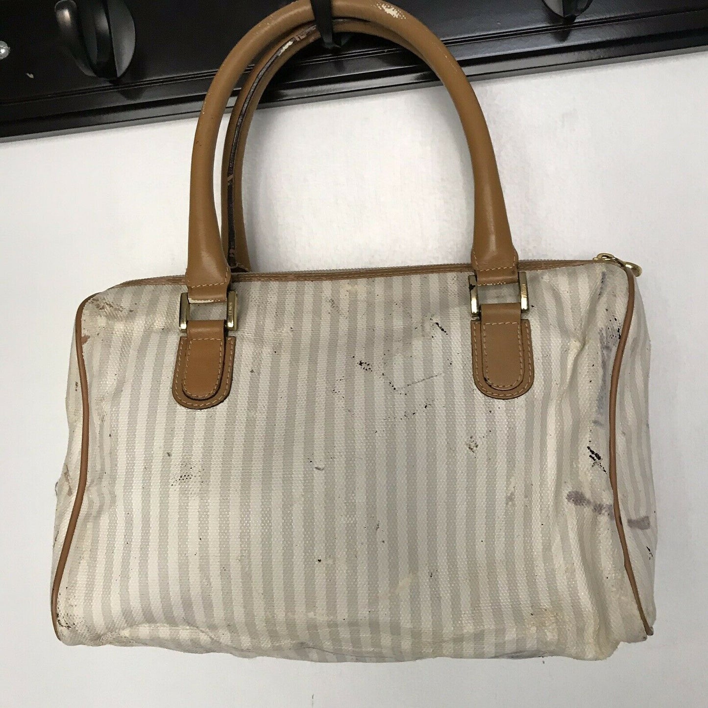 Fendi Vintage White Doctor Bag