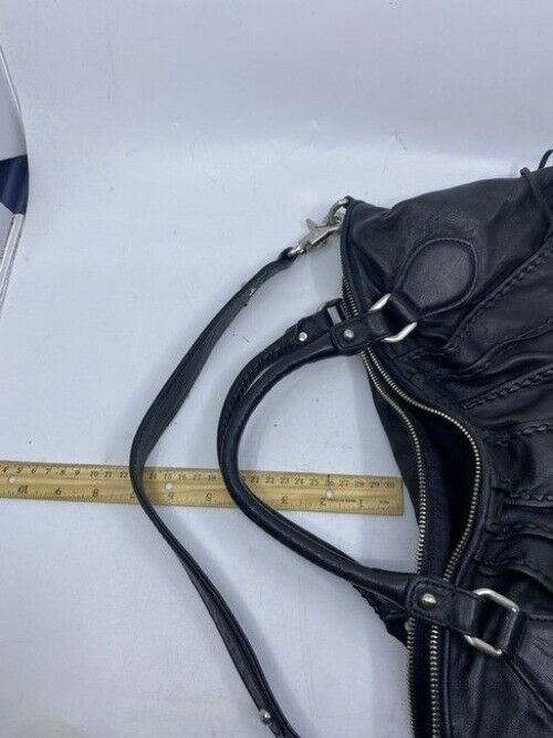 Botkier Taylor Satchel Black Leather Shoulder Bag