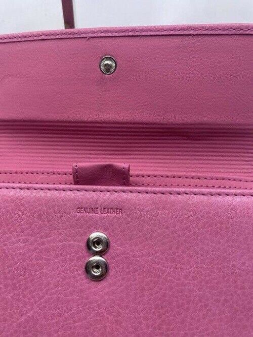 Rolfs Pink Nwb Soft Leather Card Checkbook Wallet