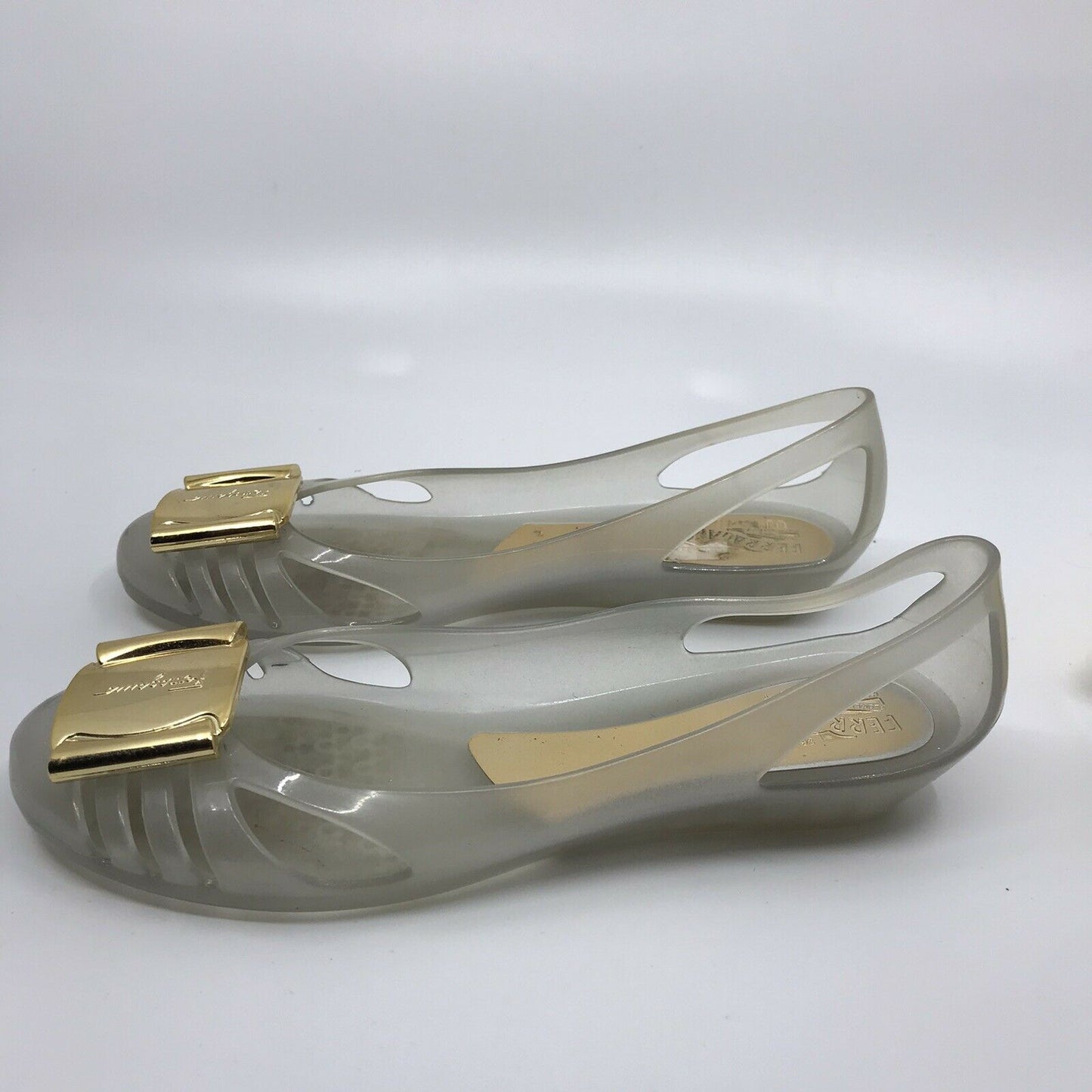 SALVATORE FERRAGAMO Jelly Flats Shoes size 6