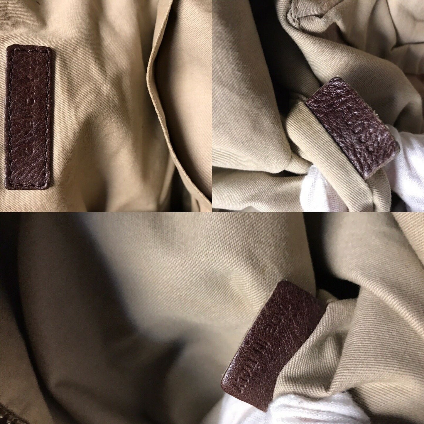 GIVENCHY Brown Leather Nightingale Handbag Msrp $2,200