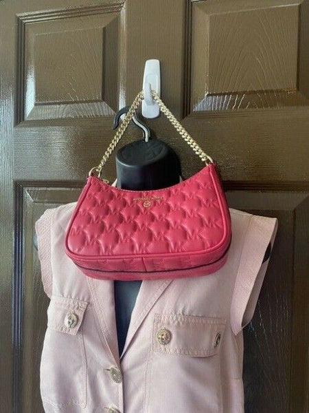 Michael Kors Quilted Pink Polyester Tote