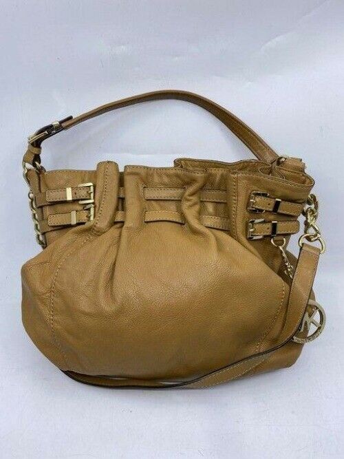 michael kors crossbody w w strap orange leather hobo bag