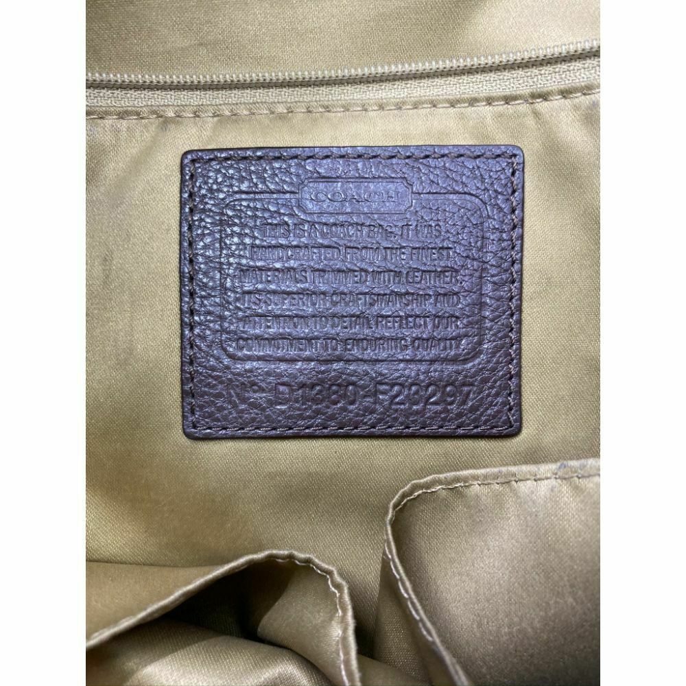 COACH Medium/Large Jacquard Fabric Signature Brown Tan Tote Bag