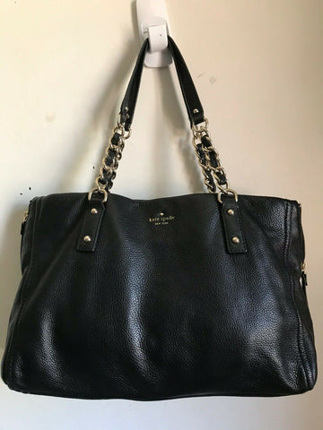 kate spade Large Leather Tote Shoulder Bag - White