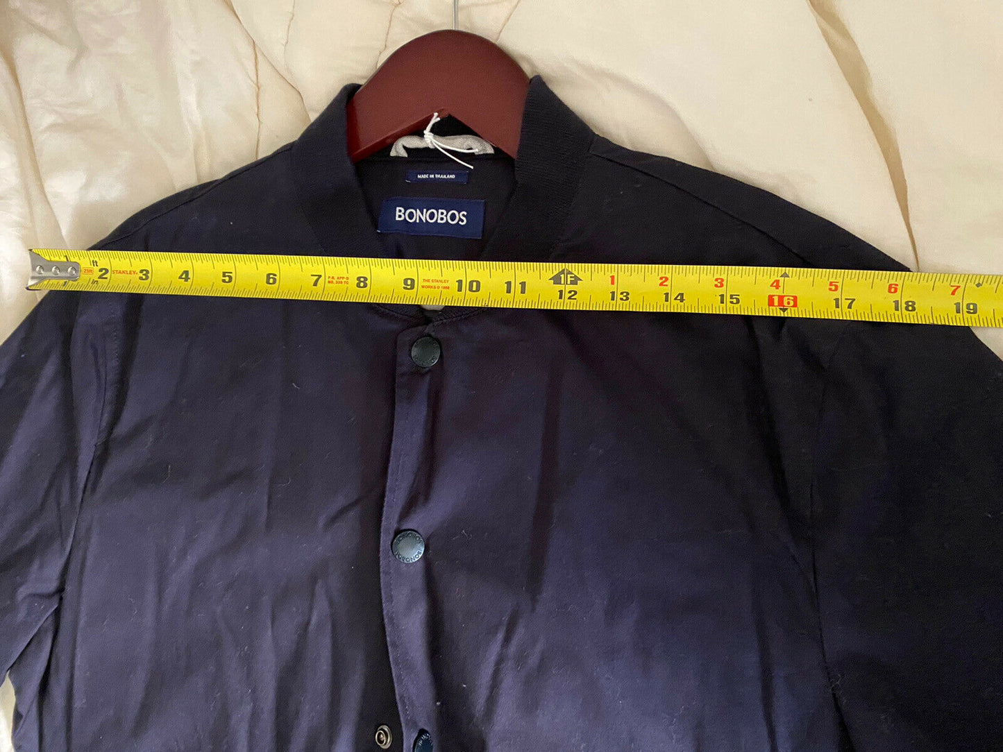 NWT! BONOBOS Navy Boulevard Bomber Jacket sz Medium
