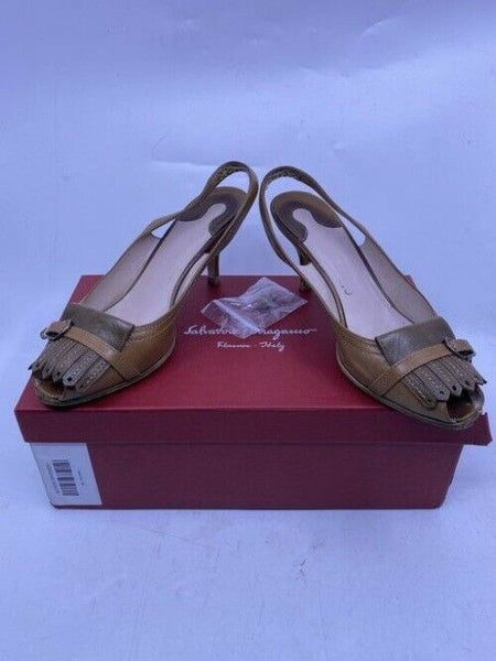 Salvatore Ferragamo Brown Pumps Size Us