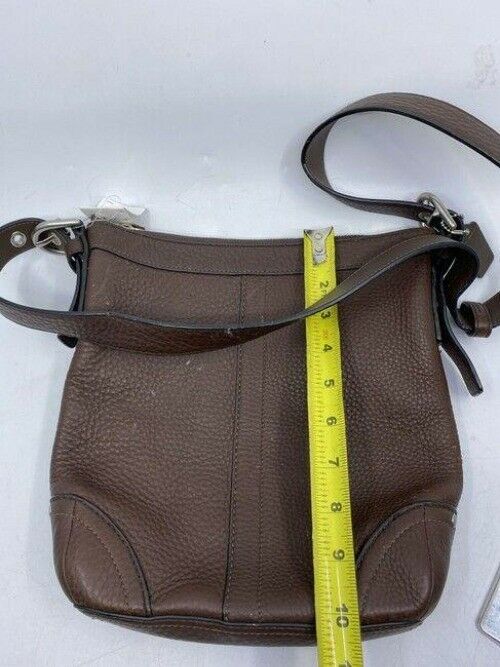 coach shoulder brown leather cross body bag