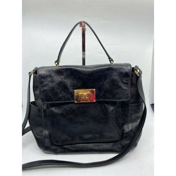 MICHAEL KORS Blue Large Leather Shoulder Bag $390