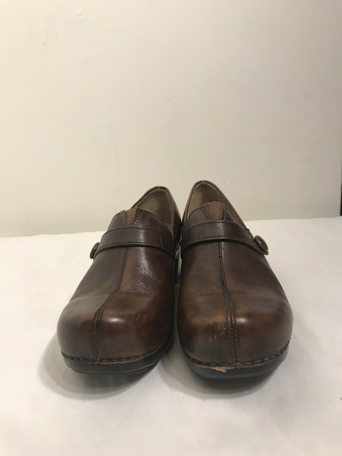 DANSKO CLASSIC CLOGS Brown Leather- Size 9.5