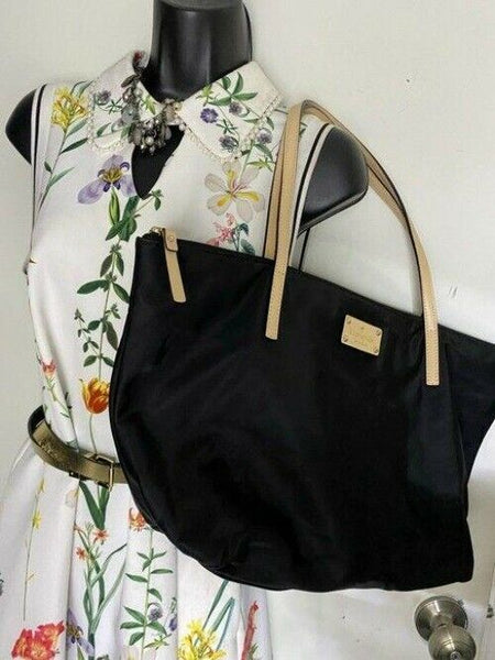 kate spade black nylon shoulder bag