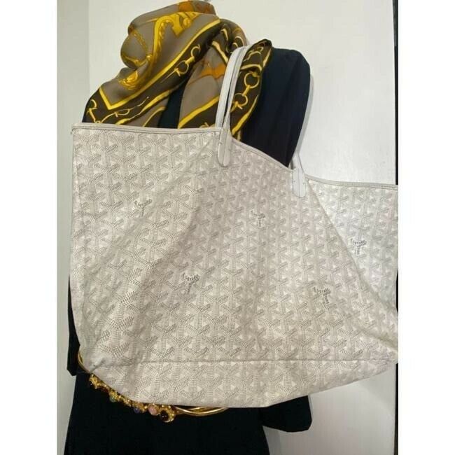 White Goyard Saint Louis PM Tote Bag – Designer Revival