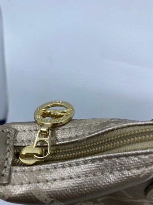 Longchamp Shinny Gold Nylong Tote