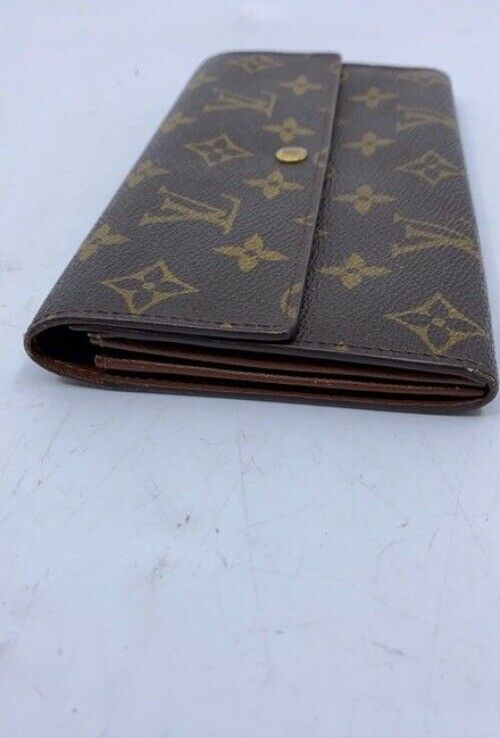 Louis Vuitton Brown Sarah Monogram Vintage Wallet