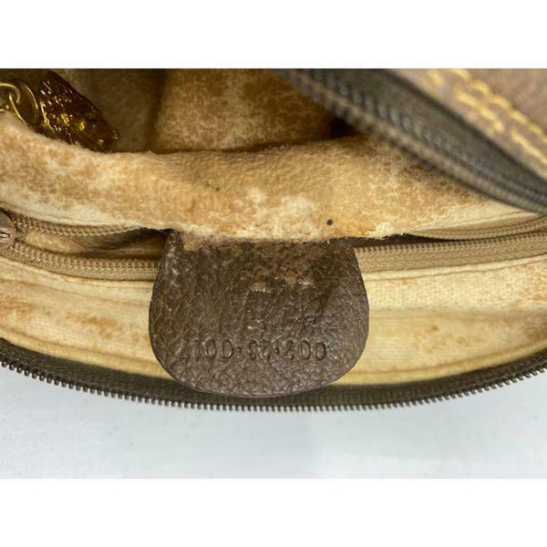 Gucci Vintage Brown Signature Crossbody Bag