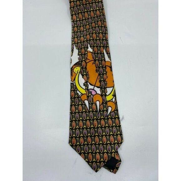 NWT Garfield Neck Tie Black Yellow Novelty Item