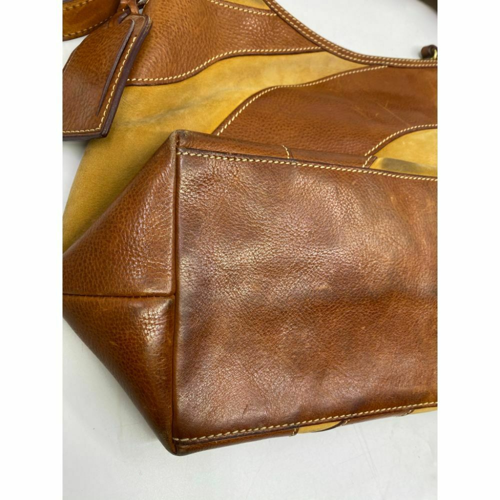 DOONEY & BOURKE Tan Brown Large Leather Tote Bag