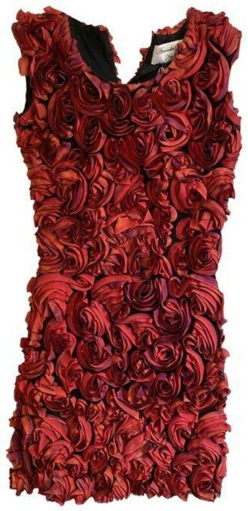 Coral Purple Runway Sample Short Casual Dress