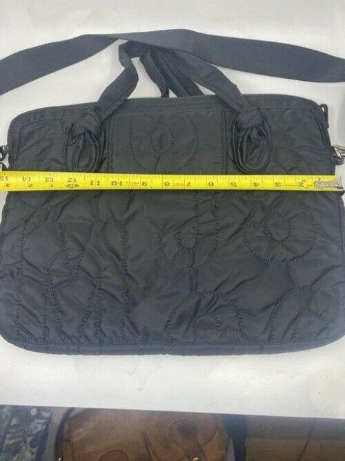 marc jacobs padded device black nylon cross body bag