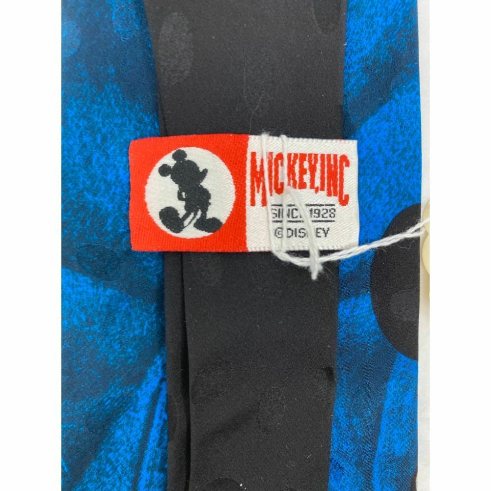 New! MICKEY MOUSE Disney Neck Tie Blue 100% Silk Handmade
