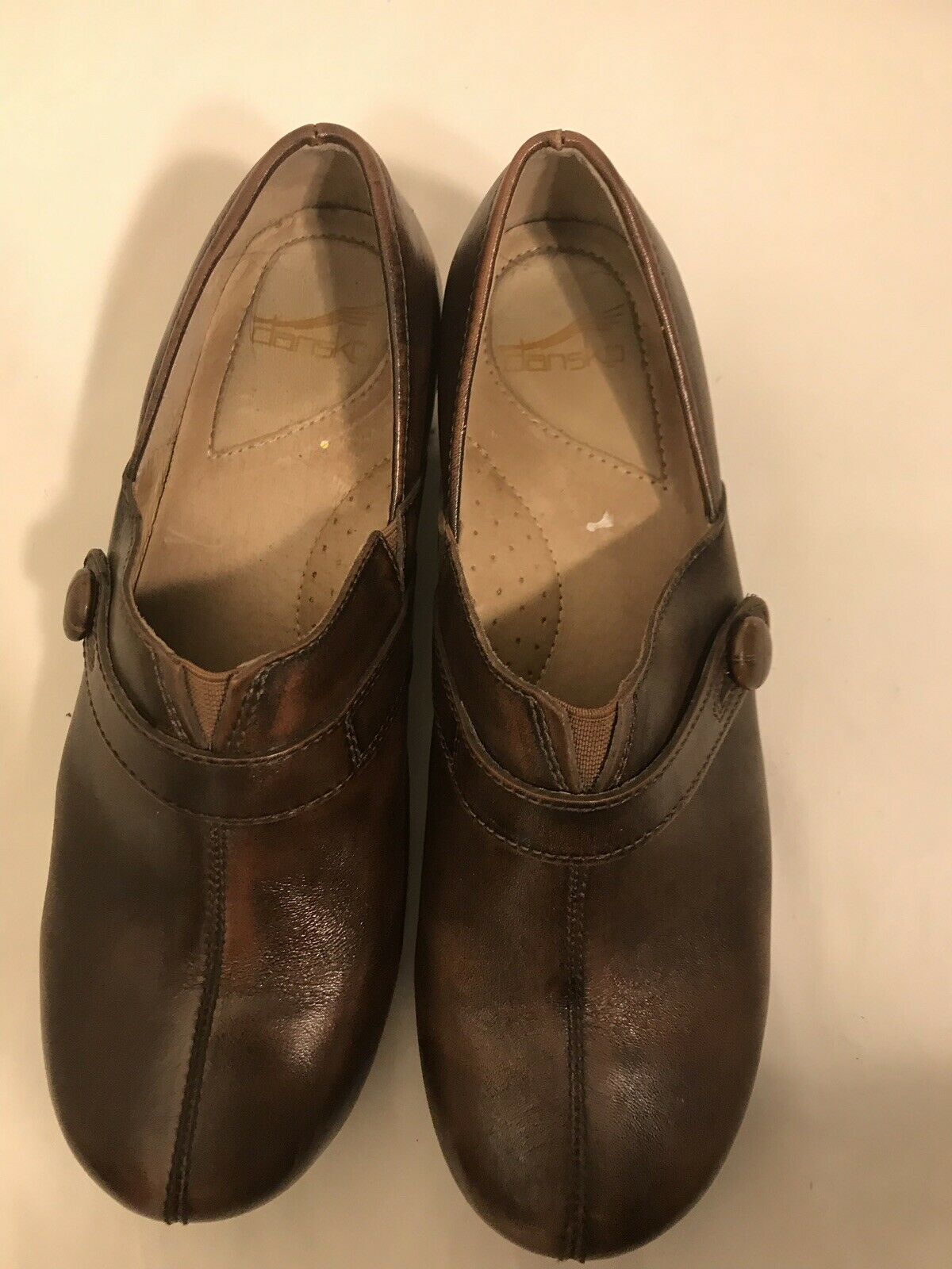 DANSKO CLASSIC CLOGS Brown Leather- Size 9.5