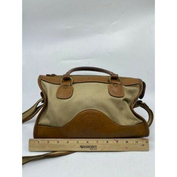 GHURKA Tan Brown Vintage Crossbody Bag