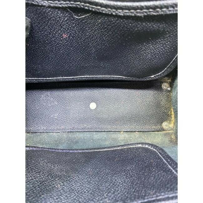 dooney and bourke vintage black leather shoulder bag